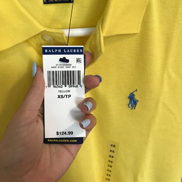 Polo Ralph Lauren Yellow Polo Mesh Dress - Picture 3 of 3